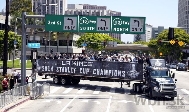 Gáborík si užil veľkolepé oslavy zisku Stanley Cupu