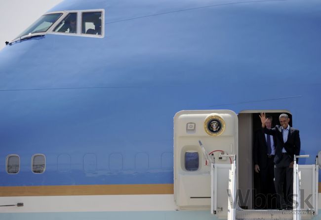 Obama sledoval duel USA s Nemeckom na palube Air Force One