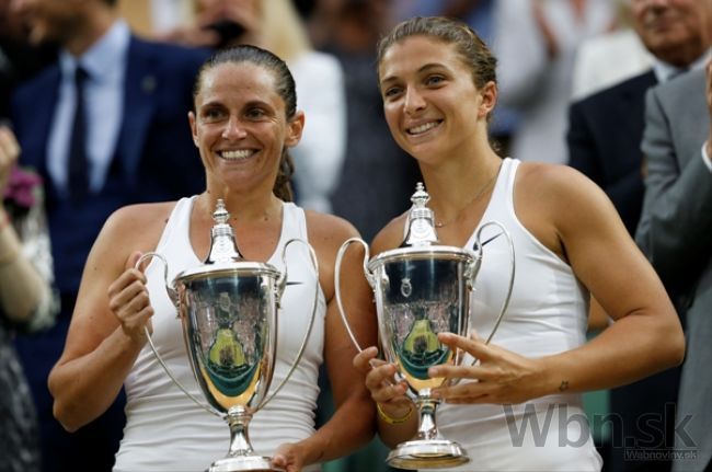 Talianky vyhrali v Londýne, majú kariérny Grand Slam v debli