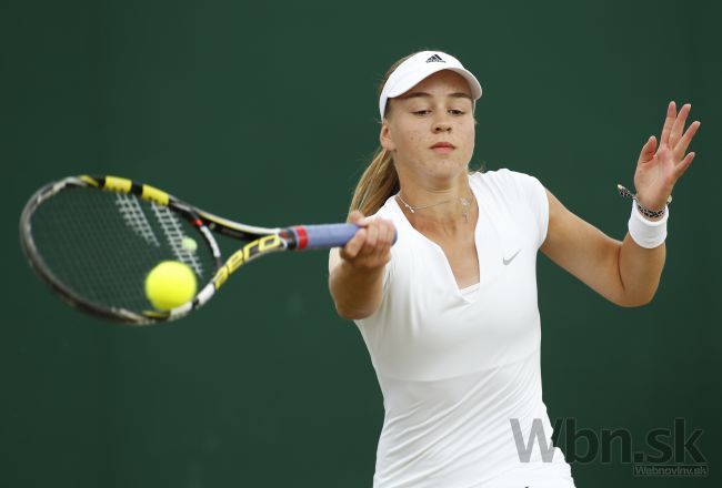 Kristína Schmiedlová si na wimbledonský titul nesiahla