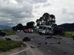 Nehoda pri Žiline, po zrážke štyroch áut je osem zranených