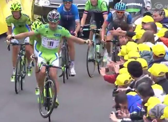 Video: Peter Sagan naplnil cieľ a opäť pobavil fanúšikov