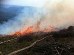 Pri Períne zhorel stoh slamy, hasiči ho nechali vyhorieť