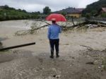 Povodne v Bosne si vyžiadali jednu obeť a dvoch nezvestných