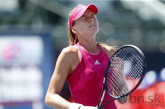 Daniela Hantuchová uhrala v Cincinnati iba štyri gemy