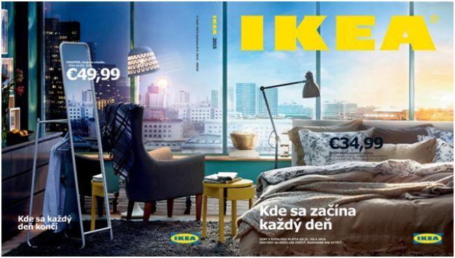 Katalóg IKEA 2015 vzdáva hold spálňam a kúpeľniam