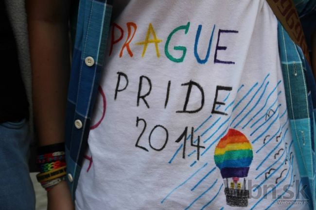 Prahou pochodovali homosexuáli, niesli pomaľovaného Putina