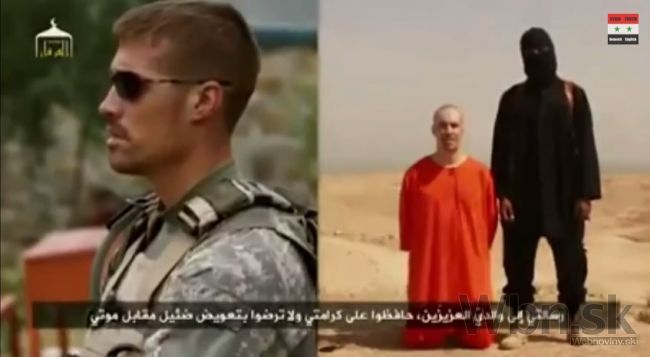 Video: Islamský štát popravil novinára s odkazom pre Obamu