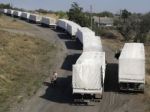 Ukrajinci obvinili Rusov, že v konvoji odviezli zbrane