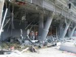 Futbalový štadión v Donecku zasiahli dva granáty