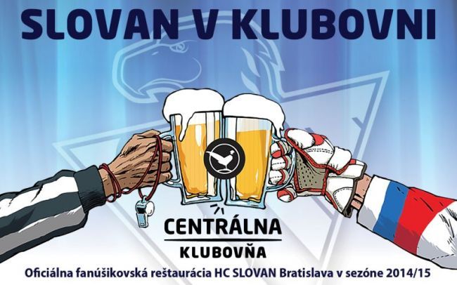 Centrálna Klubovňa sa stáva oficiálnou klubovňou HC SLOVAN