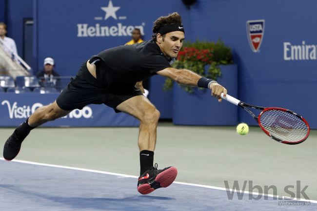 Federera na US Open nezastavil bombardér s delovým servisom