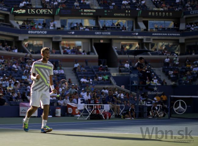 Kližan sa na US Open snažil Berdycha rozhodiť aj 'tančekmi'