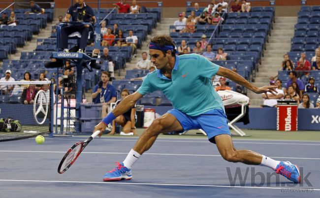 Federer na US Open stratil set, Dimitrov dostal 'kanára'