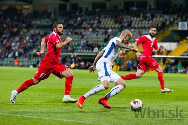 O prémiách slovenských futbalistov rozhodne výsledok zápasu