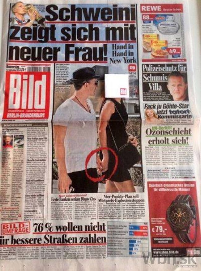 Podľa indícií Bildu majú Schweinsteiger a Ivanovičová vzťah