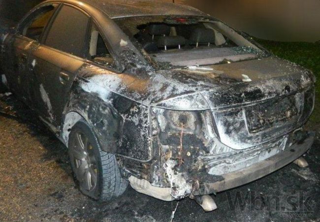 V Martine podpálili drahé Audi, vinník chodí po slobode