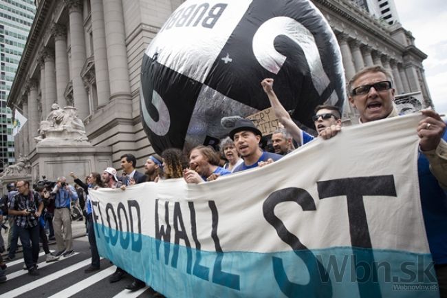 Video: Demonštranti protestovali v okolí newyorskej burzy