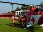 Vrtuľník ratoval mladú lezkyňu, poranila si hlavu a chrbticu