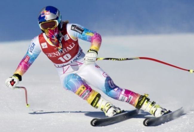 Zjazdárka Lindsey Vonnová sa po roku a pol vrátila na svahy