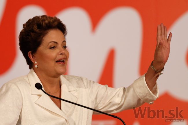 Brazílska prezidentka Rousseffová vyhrala prvé kolo volieb