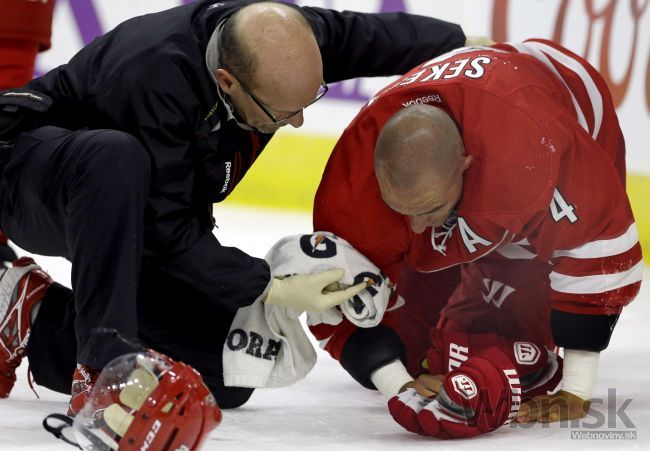 Video: Sekera sa v NHL zranil, tvrdo narazil na mantinel