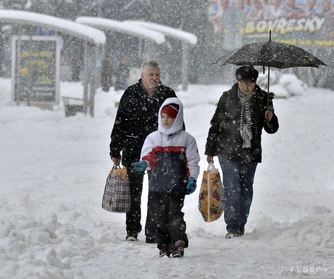 POČASIE: Vo štvrtok môže na strednom a východnom Slovensku snežiť
