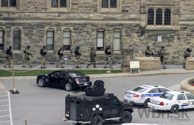 V kanadskom parlamente sa strieľalo, ozbrojenca zabili