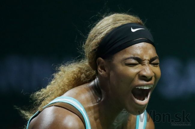 Serena sa pomstila Halepovej, v Singapure zavŕšila hetrik