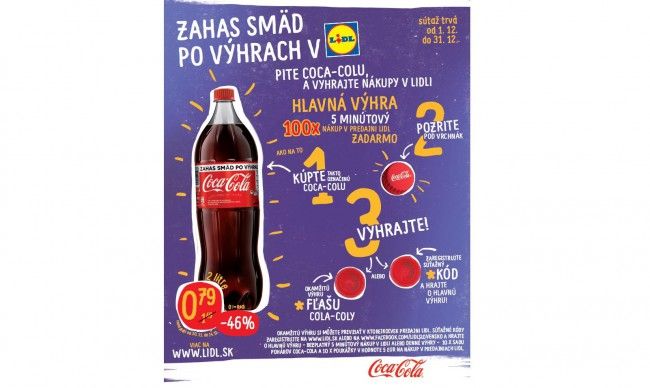 Exkluzívna súťaž s Coca-Colou v Lidli