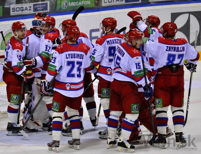 Hokejisti CSKA Moskva vyplienili Jaroslavľ