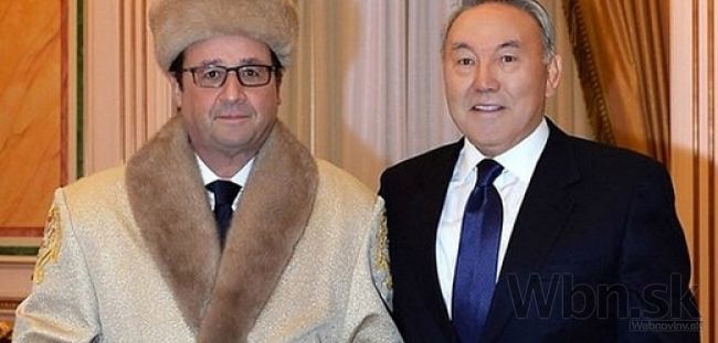 Hollande vyšiel na smiech, môže za to kazašský prezident