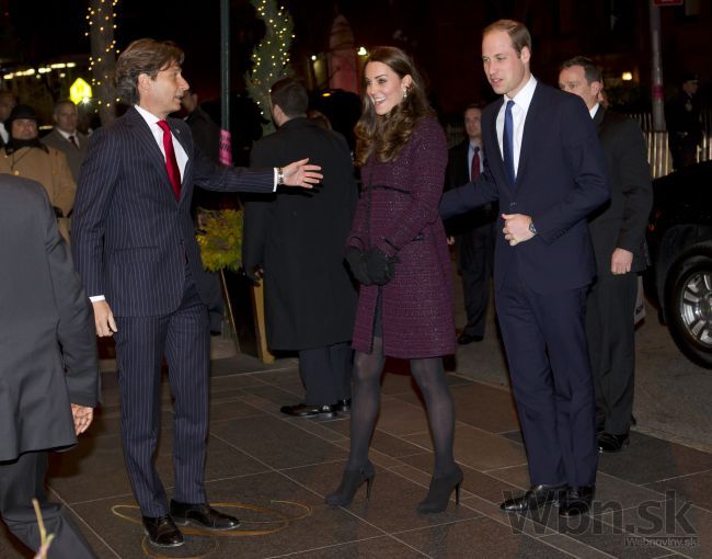 Britský princ William s manželkou začali návštevu USA