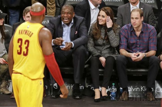 Video: NBA navštívil princ William s Kate, Cleveland žiaril
