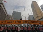 Hongkonská polícia zrušila posledný protestný tábor