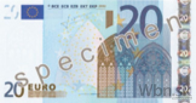 Eurosystém zavedie do obehu novú dvadsať eurovú bankovku
