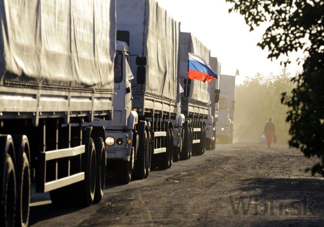Rusi posielajú na Ukrajinu desiaty humanitárny konvoj