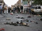 Video: Útočník sa odpálil v Jemene, zahynuli desiatky ľudí