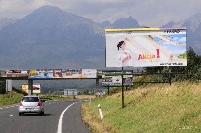 Menej reklamných bilbordov na Slovensku 