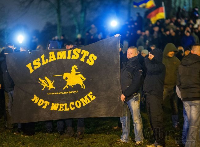 Účasť na demonštrácii proti islamu dosiahla v Nemecku rekord