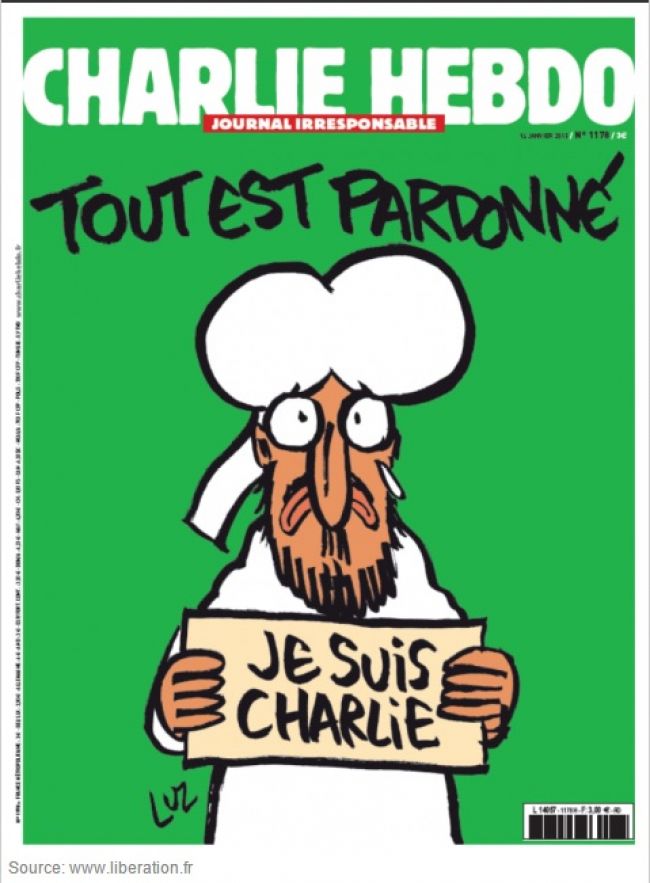 Rekordný Charlie Hebdo: Tri milióny výtlačkov s karikatúrou Mohameda