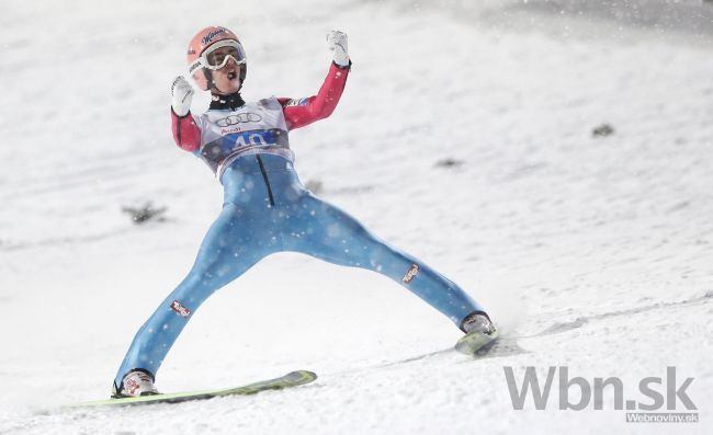 V jednokolových skokoch na lyžiach triumfoval Rakúšan Kraft