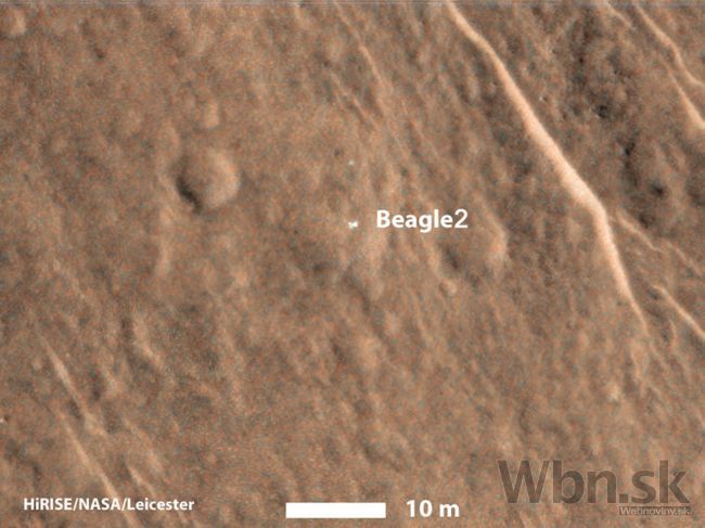 Vedci našli na Marse sondu Beagle2, stratila sa v roku 2003