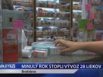 ŠÚKL zakázal v januári vývoz štyroch liekov