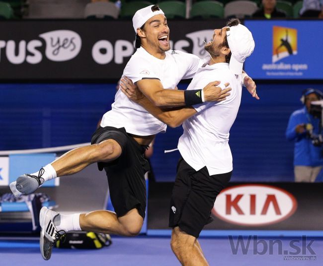 Bolelli a Fognini získali na Australian Open deblový titul