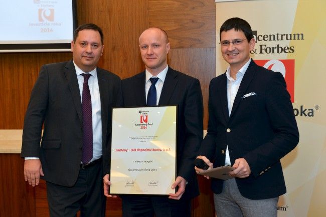 Podielový fond IAD Investments získal cenu Investícia roka 2014