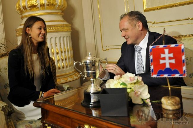 Prezident Kiska prijal víťazku Australian Open Mihalíkovú
