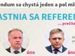 Na referendum sa chystá jeden a pol milióna ľudí