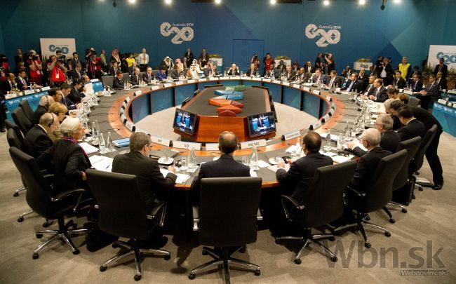 Krajiny G20 sľubujú rázne kroky proti slabému rastu ekonomík