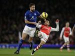 Video: Škrtel dostal žltú kartu, Arsenal porazil Leicester